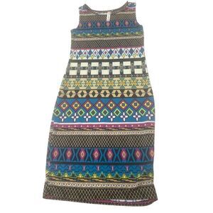 Sleeveless Patterned Dress